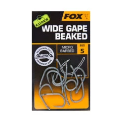 Fox Edges Wide Gape Beaked Hooks Size 5 Micro Barbed -Vis Tactiek Verkoop 0be8619dce2473ed