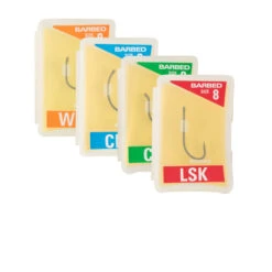 Avid Carp Reaction Hooks Long Shank Hook 8 Barbed (12pcs)