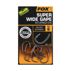 Fox Edges Armapoint Super Wide Gape Inturned Eye Karper Haak #4 (10 Stuks) -Vis Tactiek Verkoop 25f032a97d9a0603