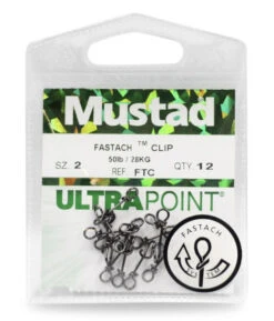 Mustad Ultrapoint Fastach Clip Maat 3 (Trekkracht 41kg)