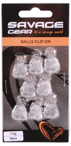 Savage Gear Balls Clip On 7,5gr (8 Stuks)
