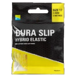 Preston Dura Slip Hybrid Elastic Maat 17 Geel 2,4mm