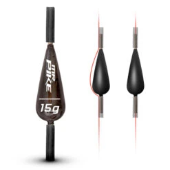 Quantum 20g Mr. Pike Slide Sinker Lead-free Black 3pcs