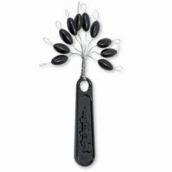 Quantum Mr. Pike Float Stops Silicone XL Black 10pcs