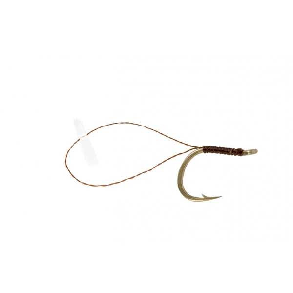 Korum Barbed Hook Hairs With Quickstops (5pcs) #14 1 Korum Barbed Hook Hairs With Quickstops (5pcs) #14