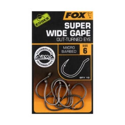 Fox Edges Armapoint Super Wide Gape Outturned Eye Karper Haak #2 (10 Stuks) -Vis Tactiek Verkoop ec5f6d4694ee7cf5