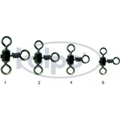 Kolpo Cross-Line Rolling Swivel Size 4 (10pcs)