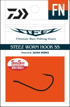 Daiwa Steez Worm Hook SS FN Roofvis Haak #2 12 Stuks