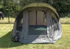Q-dome Fishing Air Bivvy 2 Pers + Winterskin + Pomp -Vis Tactiek Verkoop fbd10f1020a78b73