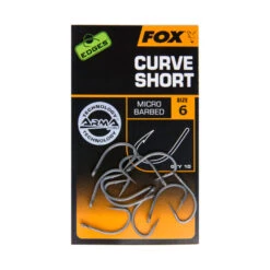 Fox Edges Curve Shank Short Hooks Size 6 Micro Barbed -Vis Tactiek Verkoop fc56bd550e10c5a6